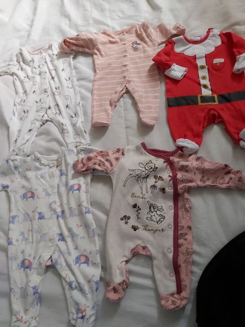 Baby Girls Newborn/first size/tiny baby Huge Clothes Bundle 50 Items inc NEXT #2 5