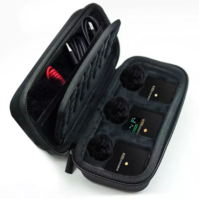 EVA Hard Bag Box Stoßfeste Tragetasche für Rode Wireless Go II Werkzeugkoffer