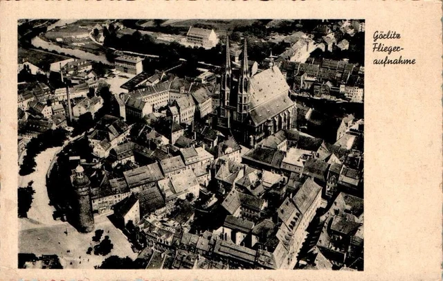 AK GRUß AUS GÖRLITZ LUFTBILD FLIEGERAUFNAHME 1941 SACHSEN