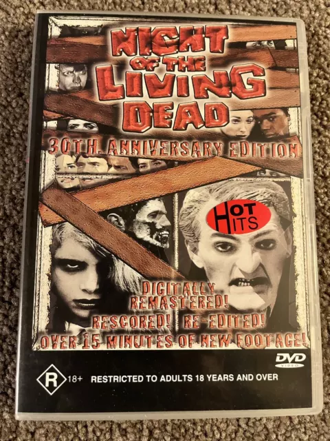 Night Of The Living Dead (30th Anniversary Special Edition, DVD, 1968) Region 4