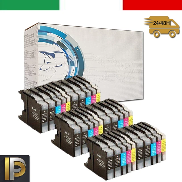 10 CARTUCCE COMPATIBILE PER BROTHER LC1240 LC1280XL MFC J5910DW J430W DCP-J725DW - Foto 7