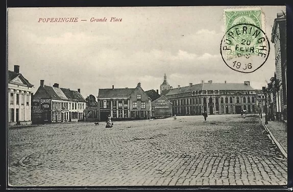 CPA Poperinghe, Grande Place