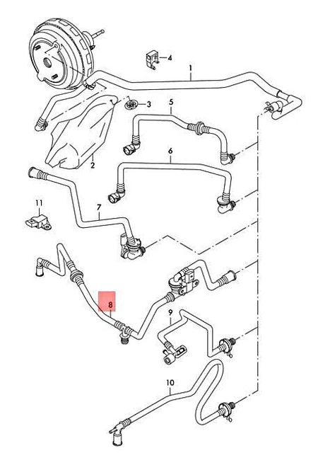 6 Stück Vakuumschlauch 7,6 Cm - Ersatz Für 596163, 797408, 593998, Für Briggs & Stratton Motoren