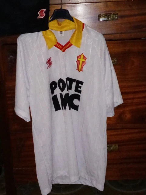 Maillot De Football Cittadella Match Worn 2000/01 - Joueur Giacomin N°4, Taille XL, Marque Hummel
