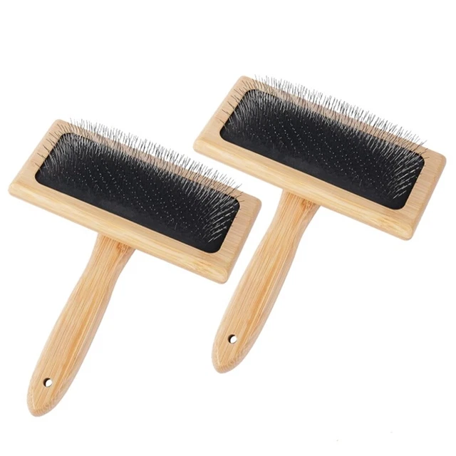 2X(2 PCS Wool Carders, 6.1InchX4.8Inch Hand Carders for Wool, Craft Wool Felt Mi