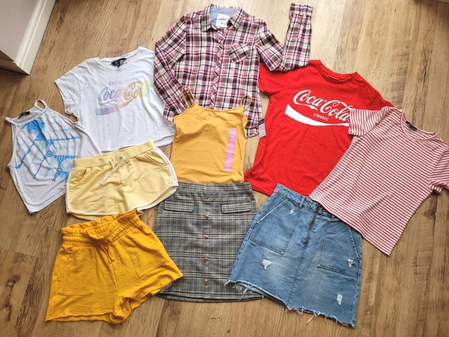 ** Pacchetto Abbigliamento 10 Pezzi Ragazze Età 12-13 Anni Da Nuovo Look/Primark/Matalan**