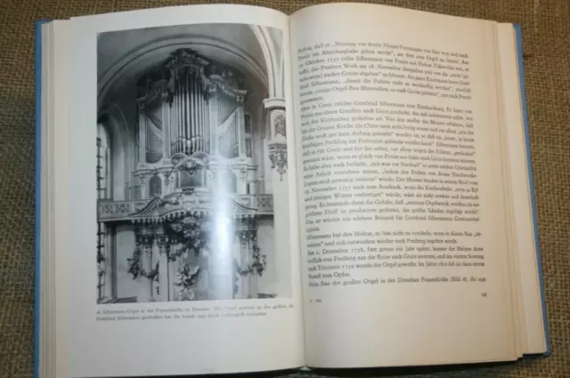 Buch über Orgeln Orgelbau Silbermann Kirchenorgel Orgelbauer DDR 1987