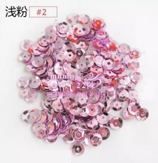 HOT DIY 2000 pcs Oval Round Cup Sequins Paillettes Loose AB 6mm Wedding Craft 3