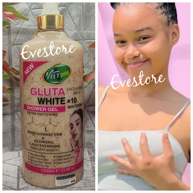 VEET GOLD GLUTA white face body corrector glowing shower gel $46.89 -  PicClick