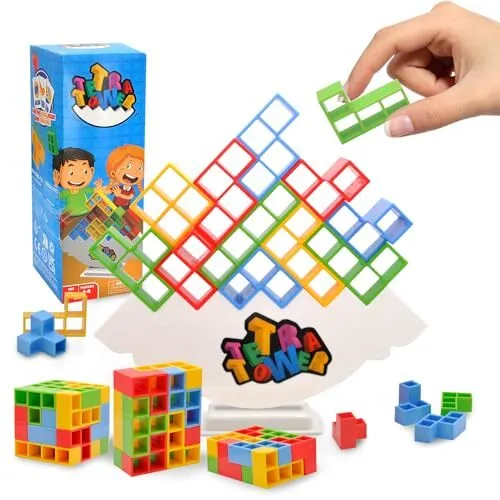 JOYUE Tetra Tower Enfant Blocs de Construction Tetris Jeu D'empilage en Tetri...