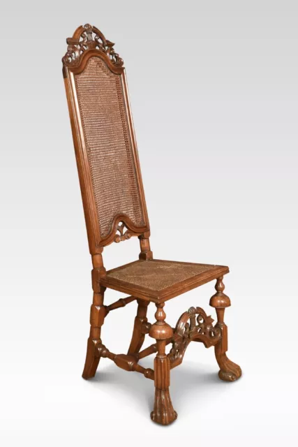 17th Century Walnut High Back Chair