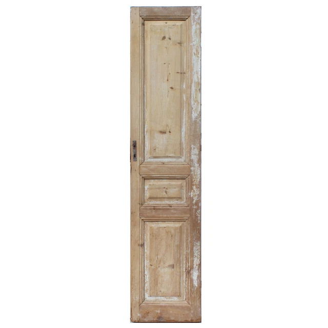 Reclaimed 21” Solid Wood Door, Early 1900's, NED2208