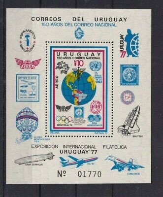 F Uruguay Bl.35** CONCORDE AVION FIFA FOOTBALL OLYMPIQUE SPORT 