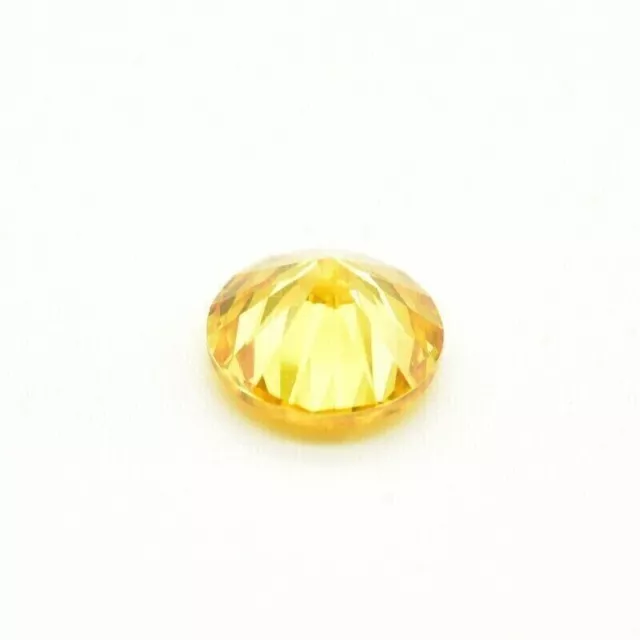 Diamond 1 Ct CERTIFIED Round Cut Yellow Color D Grade VVS1 +1 Free Gift