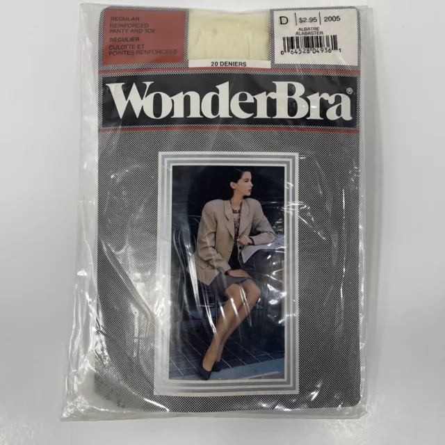 Vintage 1991 Pantyhose Jennifer Connelly Alabaster Panty Hose Made In Canada