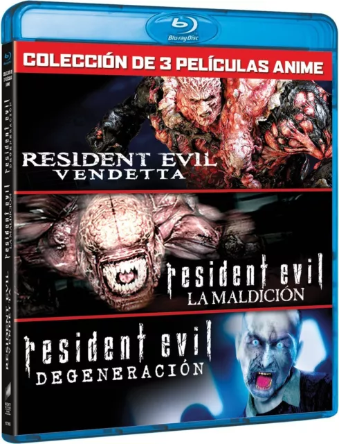 Resident Evil: Damnation + Degeneration + Vendetta **Blu Ray B**