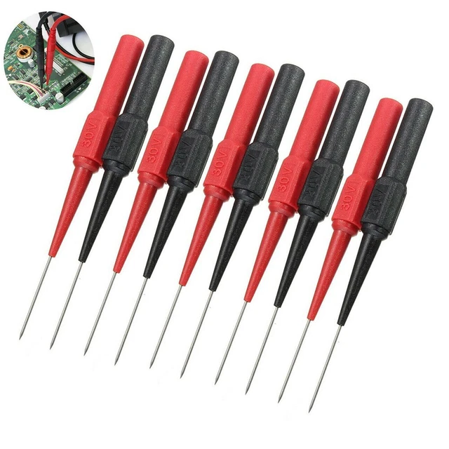 Set Da 8 Cavi Di Prova Per Multimetro – Punte Universali 1000V 20A, Ideali Per Tester E Misurazioni Elettriche