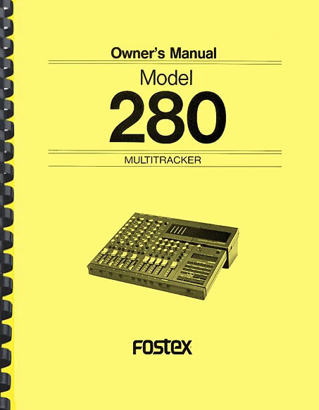 Manuel D'utilisation Fostex D20 B - Notice D'occasion