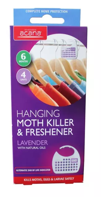 Acana Hanging Moth Killer and Lavender Freshener (Choose Quantity)