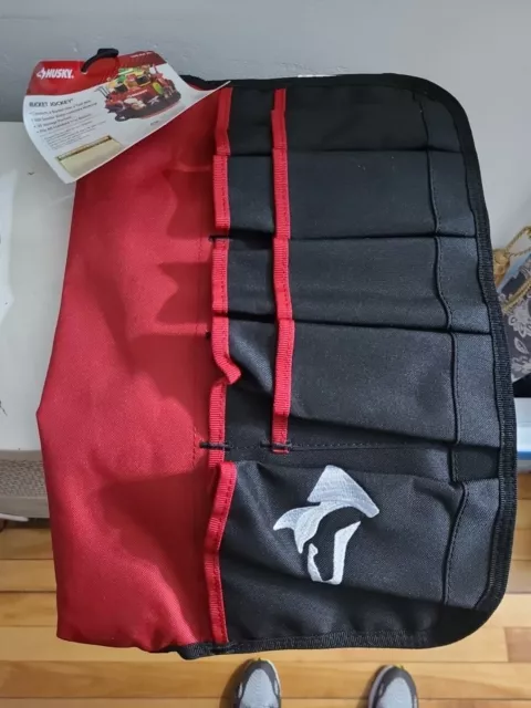 Husky bucket online tool bag