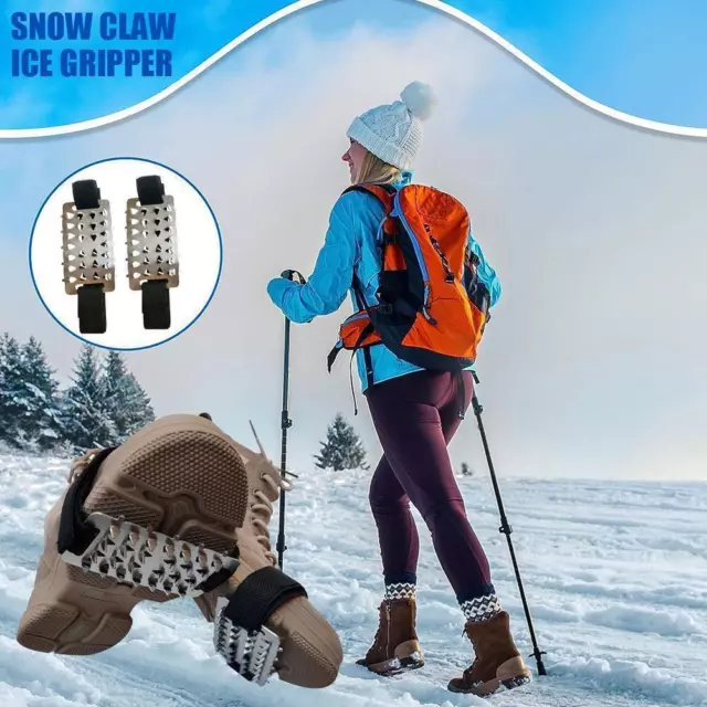 Outdoor 26 Teeth Ice Claw Set For Mountaineering, Claw For Hiking'` B2N7 V9V4 3