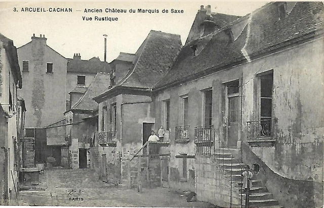 Arceuil Cachan Ancien Chateau Du Marquis De Saxe Vue Rustique