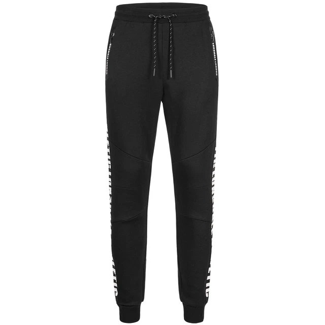 Lonsdale Alston Uomo Pantaloni Tuta Vestibilità Aderente