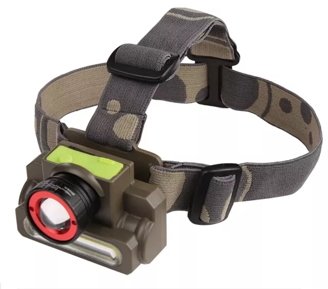 2 in 1 Ultra Bright -Zoomable Waterproof Cree Rechargeable Headlamp Headlight