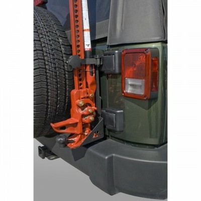 SUPPORT CRIC HI-LIFT SUR ROUE DE SECOURS 4X4 RAID HDJ JEEP LAND RANGE PATROL KDJ 