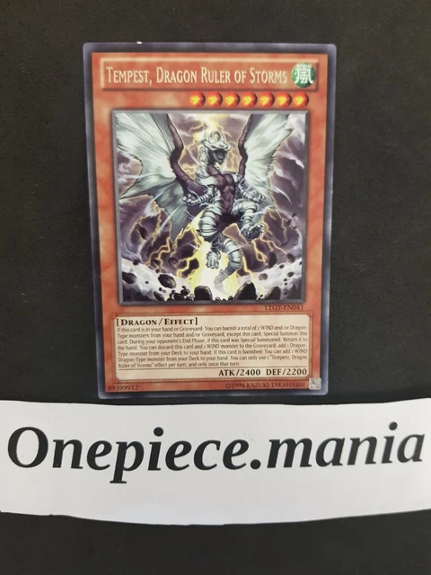 YU-GI-OH! TEMPEST, DRAGON Ruler Of Storms LTGY-EN041 EUR 5,00 - PicClick FR