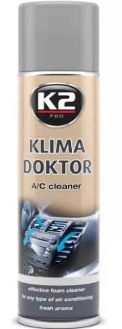 Bombe Spray Nettoyant désinfectant pour climatisation K2 PRO 500ml Klima Doktor