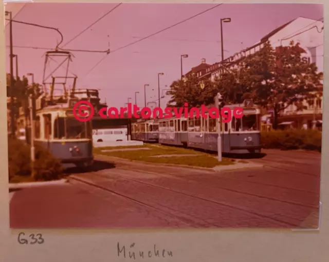 Tw 2619 München 1974 I historisches Straßenbahn Tram Foto