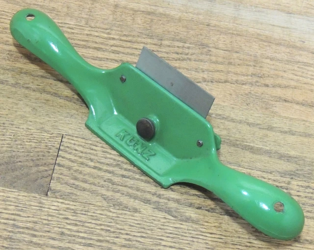 LITTLE USED KUNZ No. 80 SCRAPER-VINTAGE HAND TOOL-PLANE-SHAVE-GERMANY