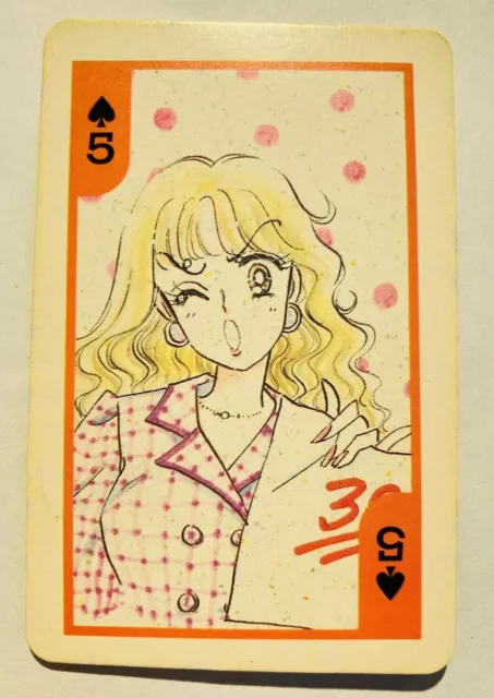 5 Sailor Moon Playing Card by Nakayoshi magazine From Japan 1992 F/S