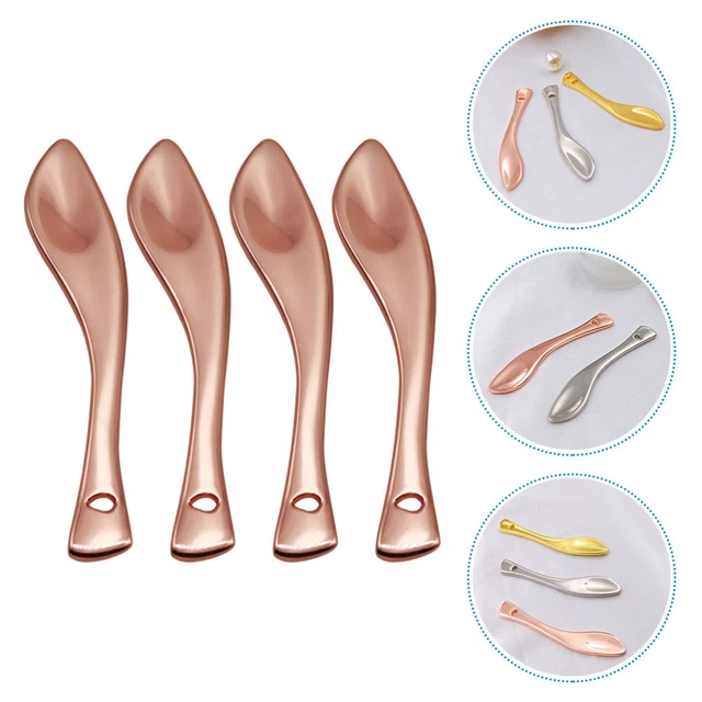 4 Pcs Metal Face Cream Scoop Eye Woman Lotion Spatula Cosmetics Spoons