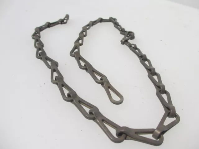 Vintage Brass Lighting Chain Hanger Loop Cistern Light Switch Old Antique 28"