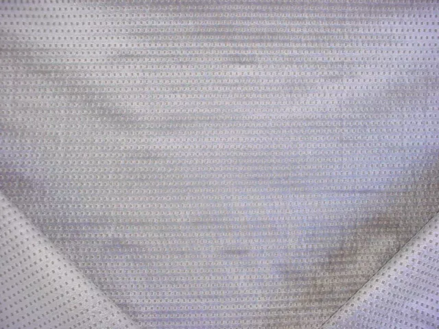3-5/8Y Lee Jofa Powder Blue Check Silky Velvet Drapery Upholstery Fabric