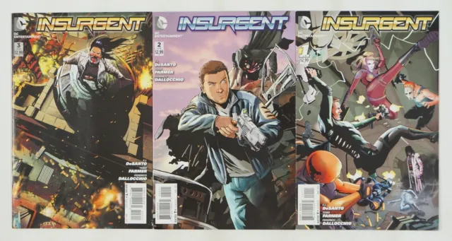 Insurgent #1-3 VF/NM complete series - DC Comics - sci-fi set lot 2