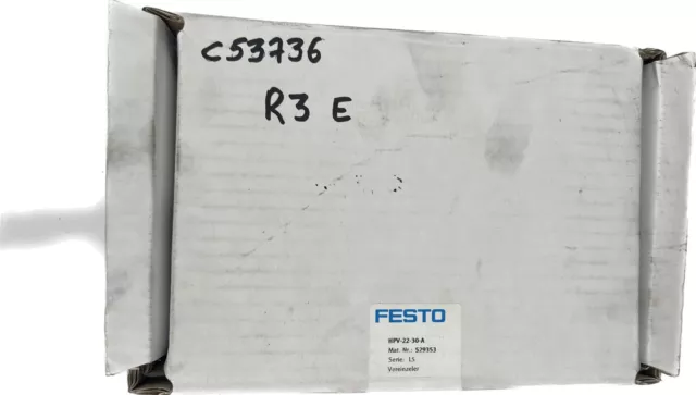 Séparateur D’aliment Piston Double FESTO HPV-22-30-A