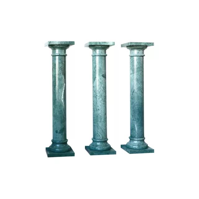 Colonna Marmo Verde Alpi Columns Capitals Green Marble CLASSIC HOME DESIGN