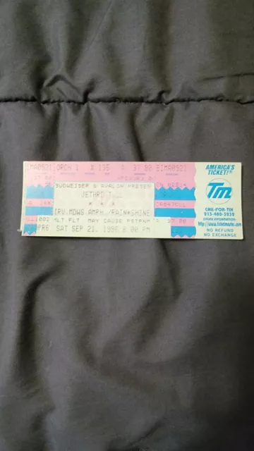 Jethro Tull September 21st 1996 Full Ticket