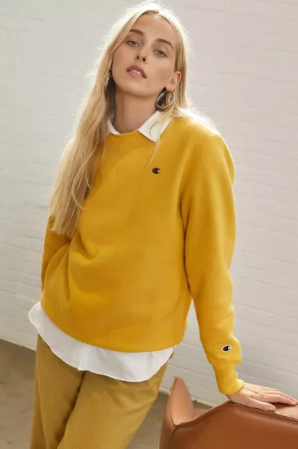Mustard sale champion sweater