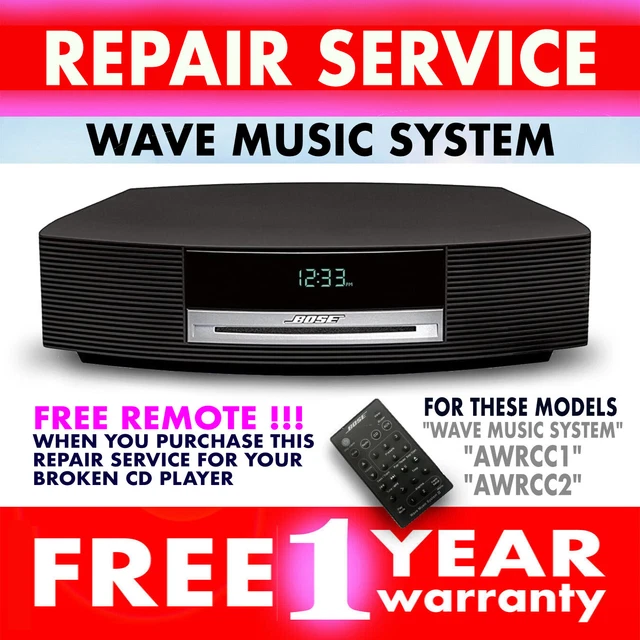 REFURBISH REPAIR SERVICE for your Bose Wave Music System Radio CD