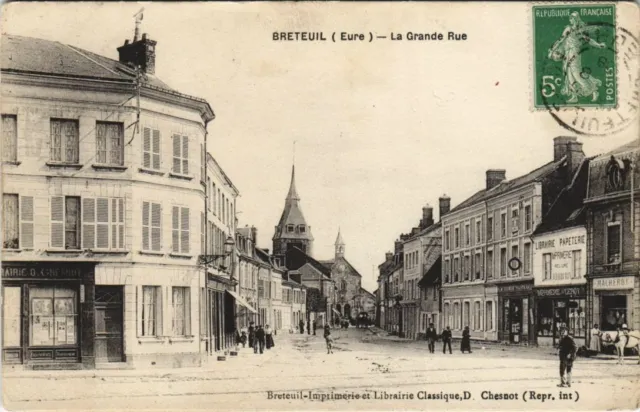 CPA BRETEUIL-La Grande Rue (28862)