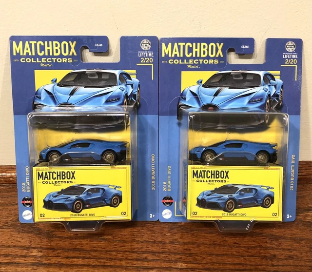 LOT OF 2 2024 MATCHBOX COLLECTORS 2018 BUGATTI DIVO $25.99 - PicClick