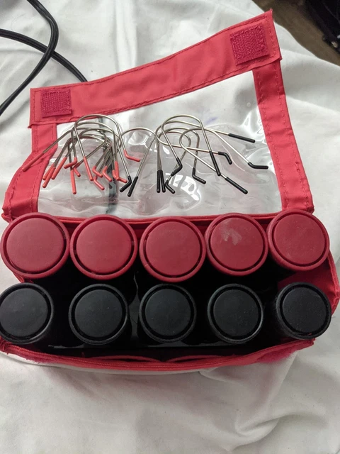 Remington 10 Rollers Medium & Large Hot Travel Set Hair Curlers