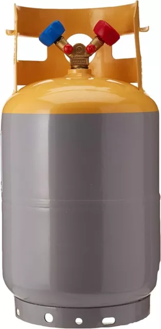 Mastercool (62010) Gray/Yellow Refrigerant Recovery Tank - 30 lb. Capacity