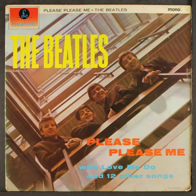 Beatles : Please Me Parlophone 12 " LP 33 RPM