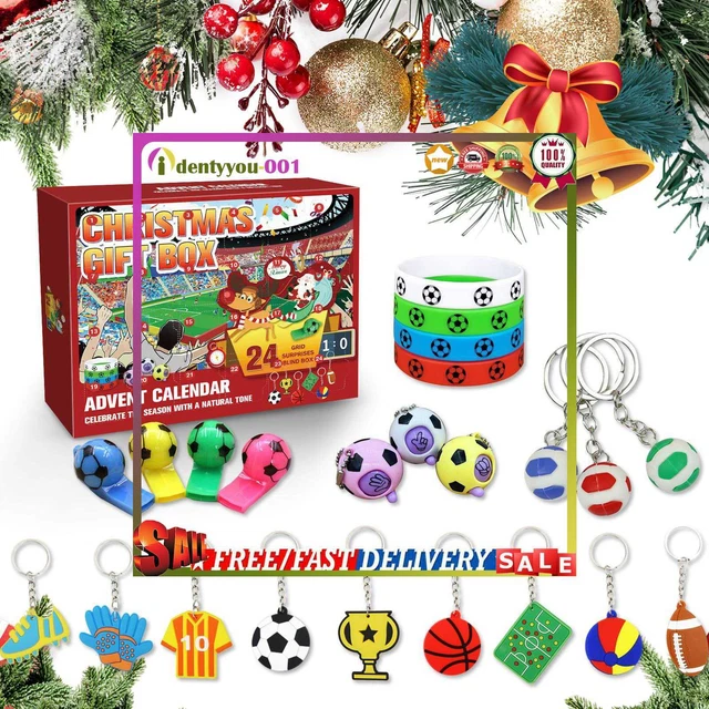 24 cuadrículas Navidad Calendario de Adviento Duradero Navidad Calendario de cuenta regresiva Año Nuevo Regalo