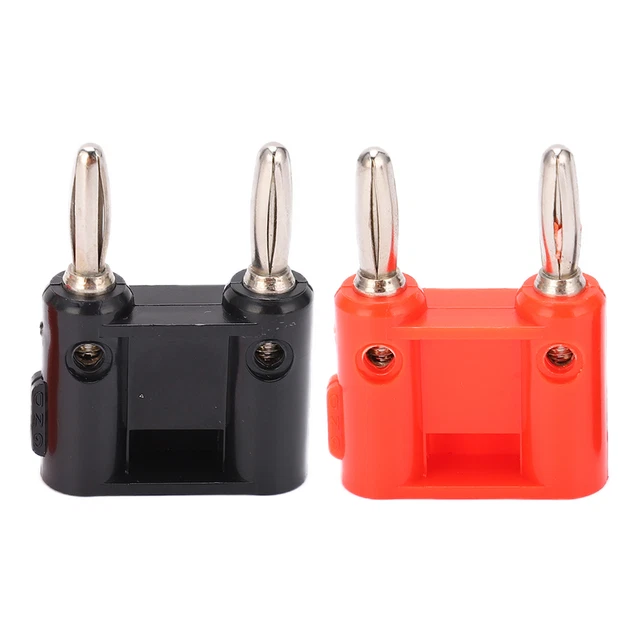 BANANA JACK DUAL Multifunctional Nickel Plated Banana Plug For Coaxial